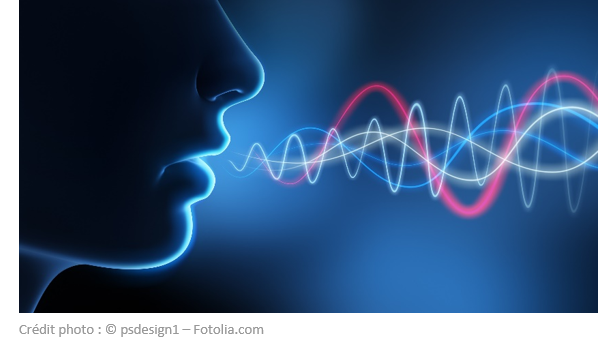 Image de l'offre Prosodie - ondes sortant de la bouche d'un humain 