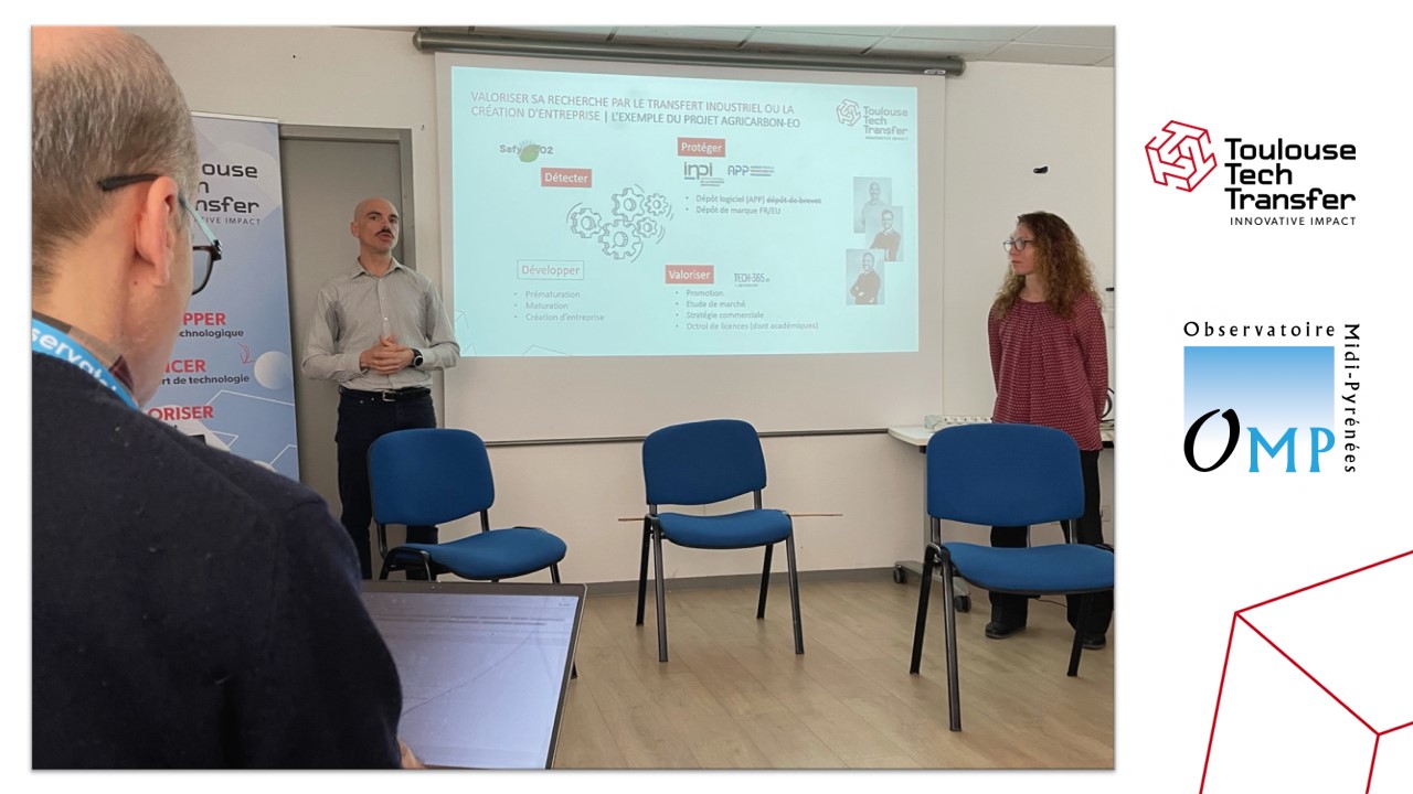 Photo de l'intervention de Maxime Larrieu-Castère, TTT et Séverine Burdel, TTT.