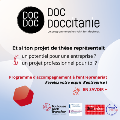Lancement de la 5ème édition des Doc d'Occitnaie, programme d'accompagnement dédié aux doctorants ou jeunes docteurs