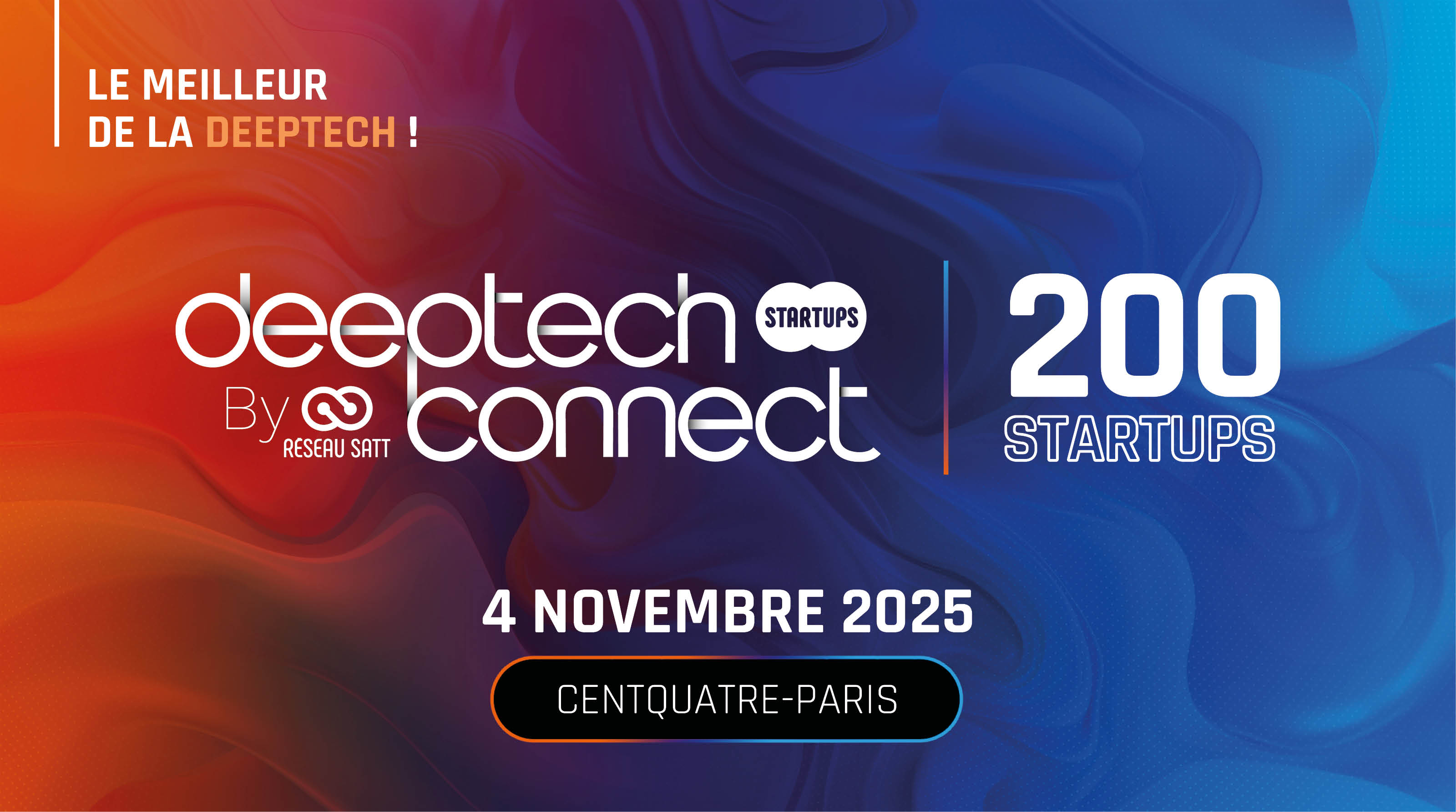 VIsuel Deeptech connec , le RDV des Startups et des investisseurs