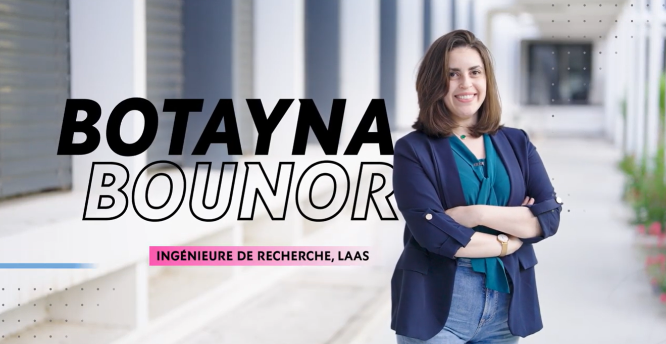 portrait de Botayna Bounor, ingénieure de recherche au LAAS, participante de l'édition 2025 Innov'start(h)er