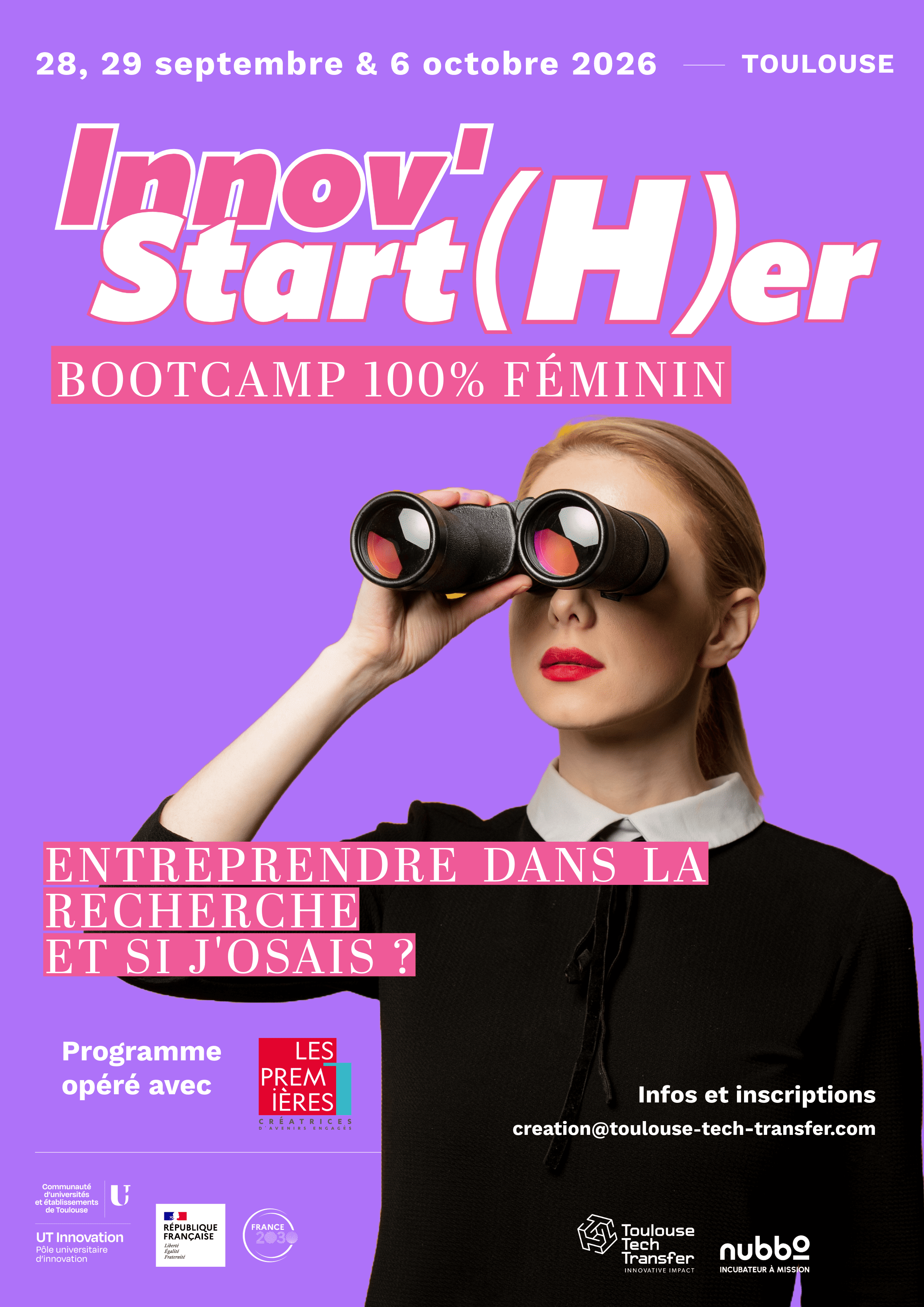 Innov'starther le bootcamp dédié aux femmes de recherche à sensibiliser à l'entrepreneuriat